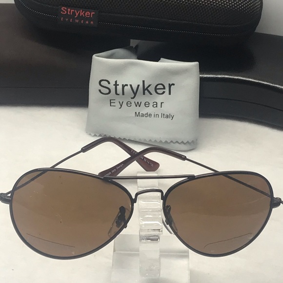 Polarized Stryker sunglass Gold & Green (G15) Lens - Picture 2 of 8